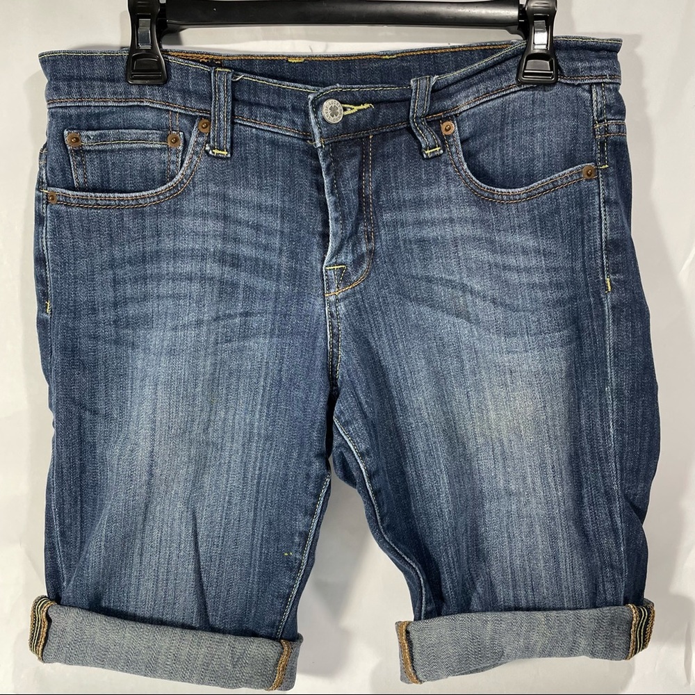 Lucky brand easy Rider Bermuda jean shorts size 8